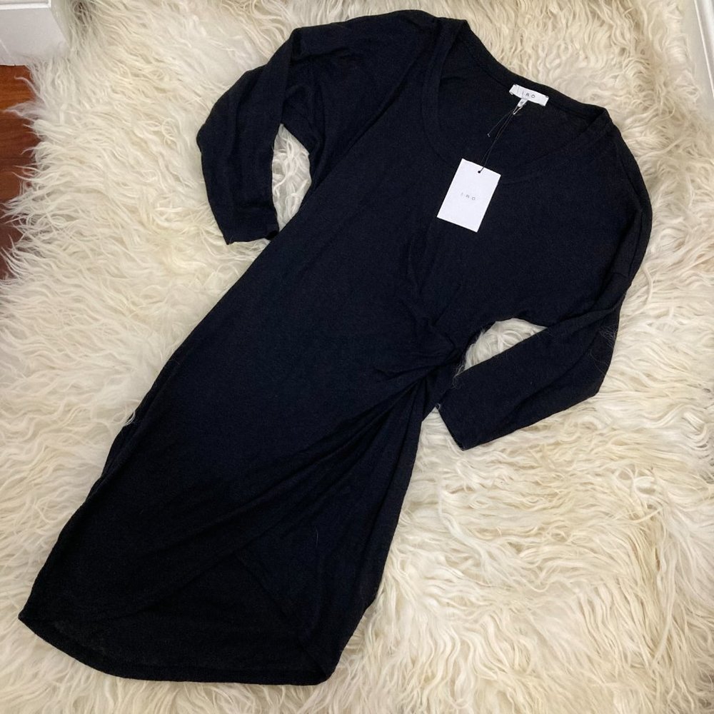 IRO Clarane Gathered Jersey Dress - Picture 2 of 15